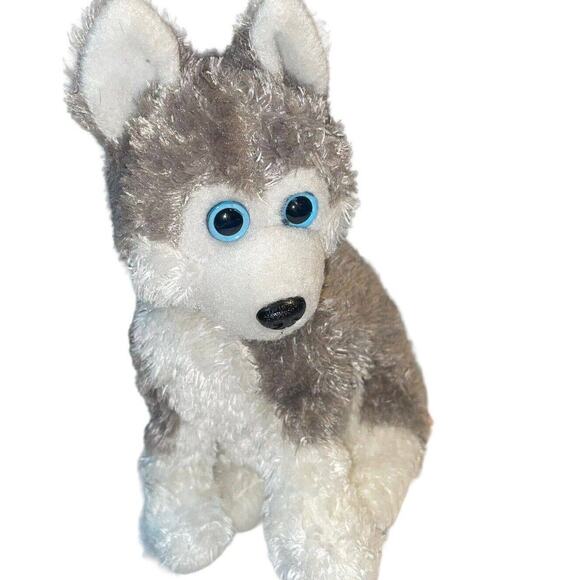 Ty Plush Husky Dog Pup Sledder Alaska Stuffed Animal Nursery Shower Gift 7" - Picture 1 of 10